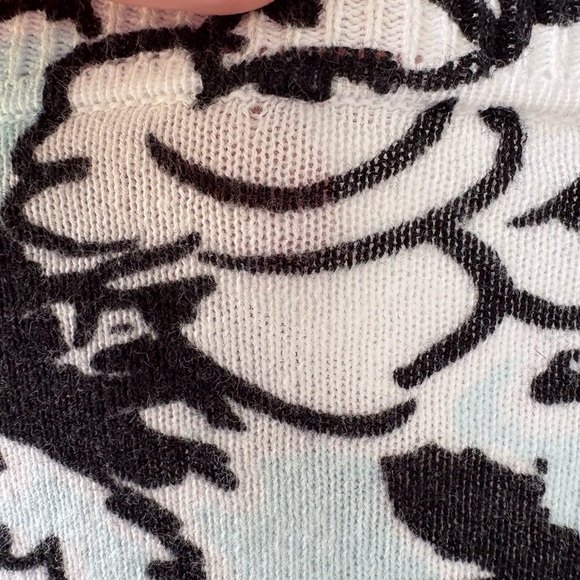 Loft Cotton Floral Size L Button Up Cardigan Office School Teach Career - Picture 6 of 13